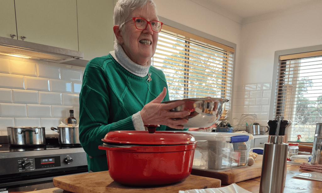Woman cooking in the kitchen