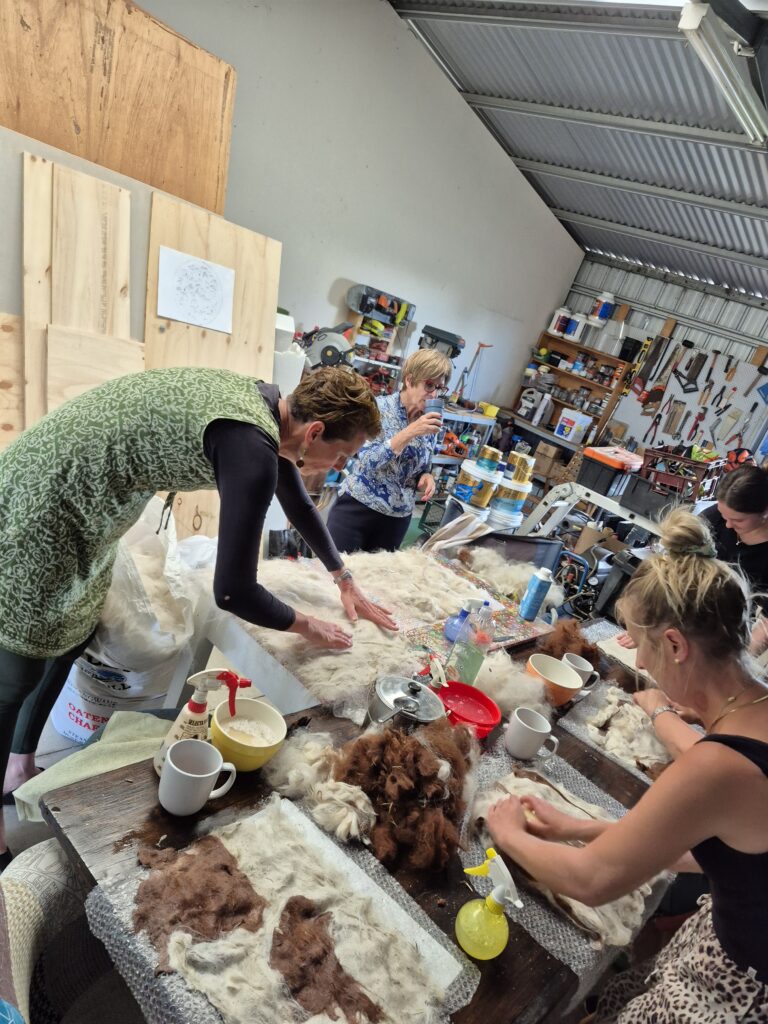 felt making workshop
